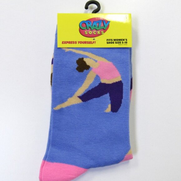 Accessories - Women's Girl's Fun Novelty Socks Yoga Themed Stocking Stuffers Gift